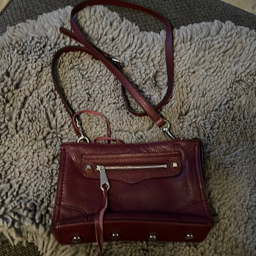 Deep plum cross body